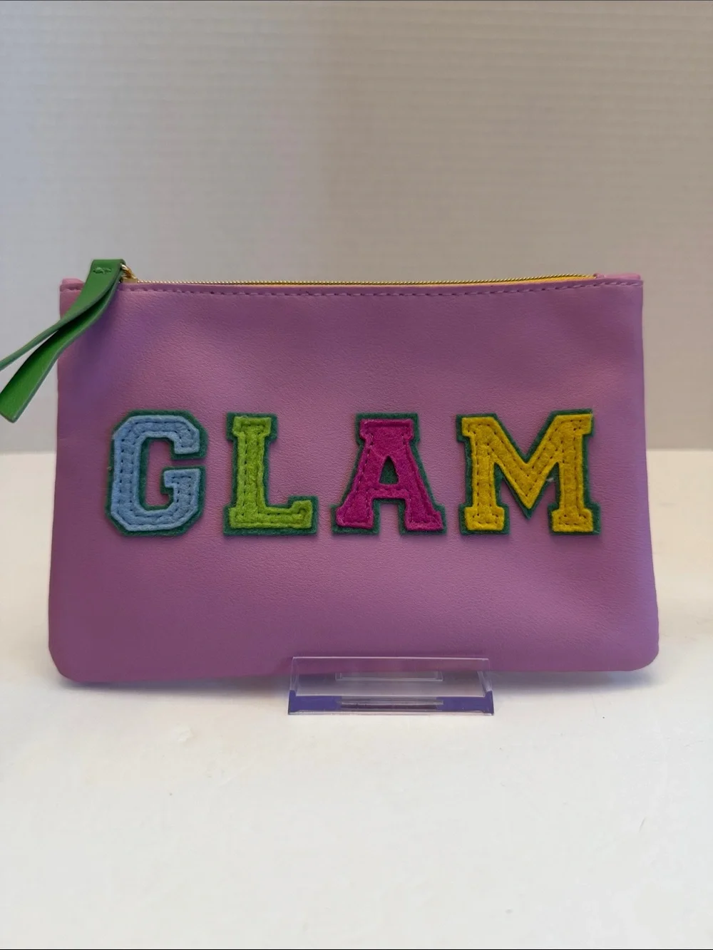 Ipsy Purple 'Glam' Zip Pouch